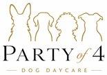 Party of 4 Dog Daycare logo